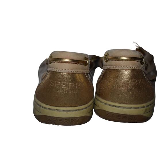Sperry Top Sider Giraffe Print Tan Boat Shoes Size 10 - Picture 3 of 5